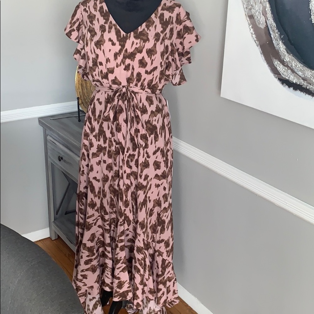 NWT ALTARD STATE LONG RUFFLE DRESS 👗